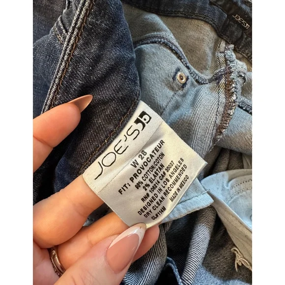 Joe's Jeans Blue Heirloom Bootcut Denim Mid Rise Size 28W PROVOCATEUR - Picture 10 of 10
